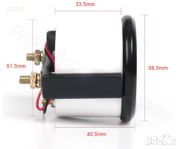 Стрелкови уред за измерване  налягане на масло., снимка 3 - Други машини и части - 38988714
