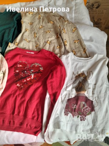 9 бр блузки,пуловерчета 134/140 ръст, снимка 4 - Детски Блузи и туники - 39798326