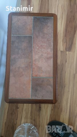 Поставка за вестници, списания,плочи, помощна масичка , снимка 7 - Маси - 44044716