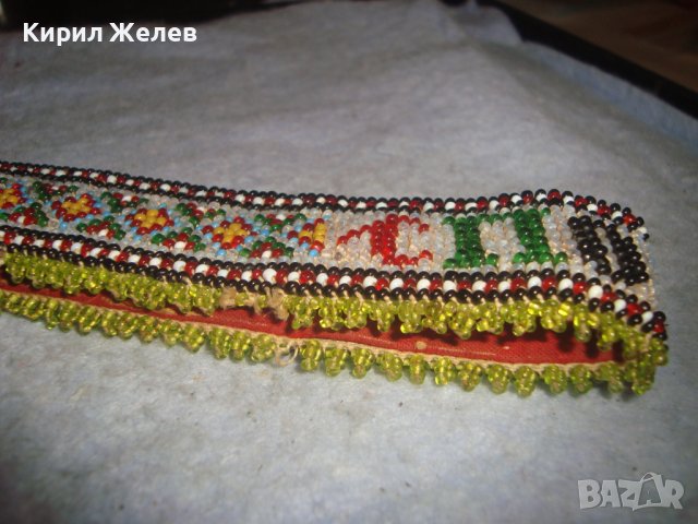 СПОМЕН Старинно МЪНИСТЕНО УКРАШЕНИЕ НАКИТ ШИРИТ 20те ГОДИНИ на 20ти ВЕК МАЙСТОРСКИ УНИКАТ БИЖУ 30686, снимка 16 - Антикварни и старинни предмети - 37851442