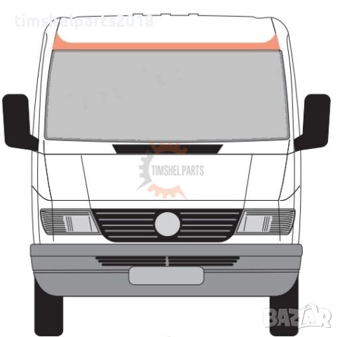 Панел над предно стъкло "Вътрешна Част" за Mercedes Sprinter , VW LT 1995 - 2006
