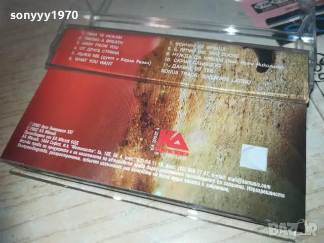 РУШИ ВИДИНЛИЕВ-ОТ ДРУГА СТРАНА-ЛИЦЕНЗИРАНА КАСЕТА 0911241930, снимка 5 - Аудио касети - 47906107