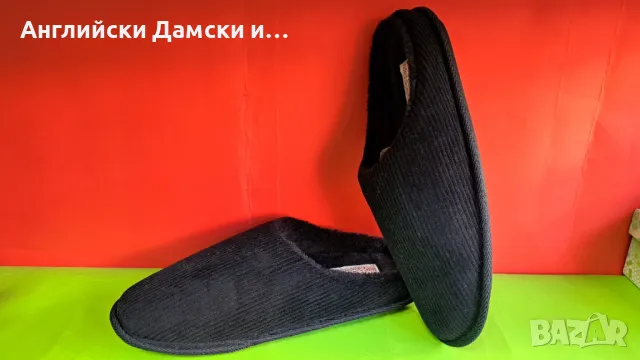 Английски мъжки чехли с мемори стелка, снимка 3 - Мъжки чехли - 48546612