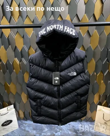 Hugo Boss🔝The North Face Мъжки Елек С Пълнеж От Силиконова Вата И Бродирано Лого, снимка 4 - Якета - 48930720