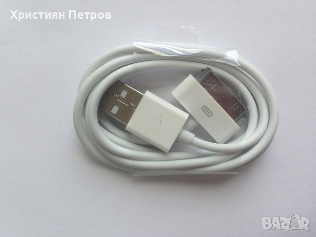 USB дата кабел за iPhone 2g , 3g , 3gs , 4 , 4s, снимка 2 - USB кабели - 38405866