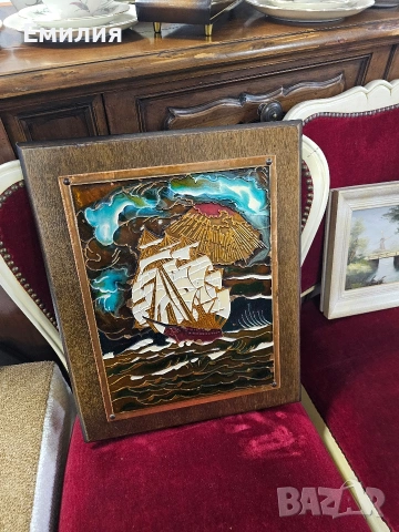 медна картина, снимка 2 - Картини - 53208415