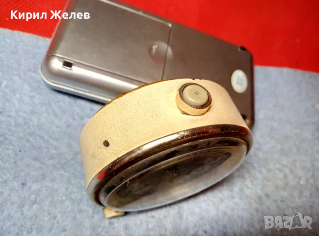 SLAVA 11 JEWELS MADE in USSR Стар КОЛЕКЦИОНЕРСКИ РУСКИ МЕХАНИЧЕН БУДИЛНИК СЛАВА 47762, снимка 3 - Антикварни и старинни предмети - 47656659