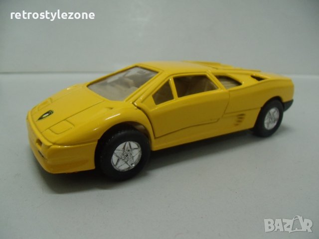 № 7310 стар макет автомобил Lamborghini Diablo - Mini Flitzer - WELLY  - размер 11 / 5 / 3,5 см  , снимка 4 - Други ценни предмети - 43467883