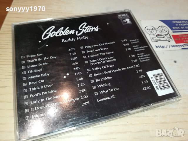 BUDDY HOLLY GOLDEN STARS CD-ВНОС GERMANY 2111231535, снимка 11 - CD дискове - 43089388
