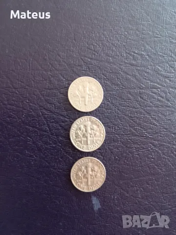 1 дайм / One dime монети с дефект, снимка 2 - Нумизматика и бонистика - 48739678