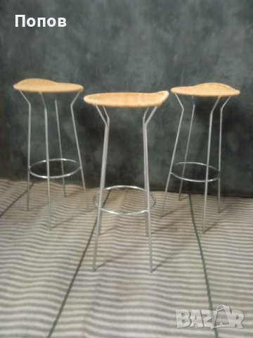Дизайнерски италиански бар столове, снимка 9 - Столове - 42662085