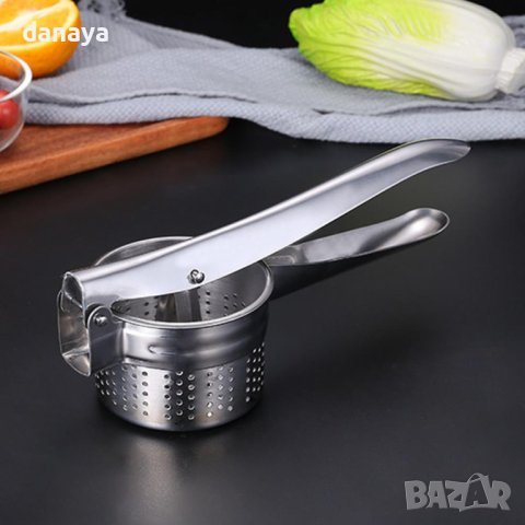 3741 Ръчна преса за картофи плодове и зеленчуци, снимка 7 - Аксесоари за кухня - 40794217