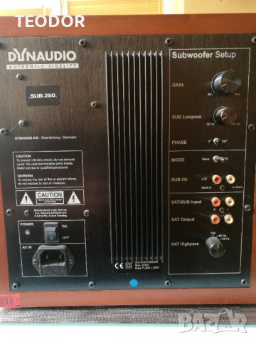 DYNAUDIO SUB 250, снимка 2 - Тонколони - 38271481