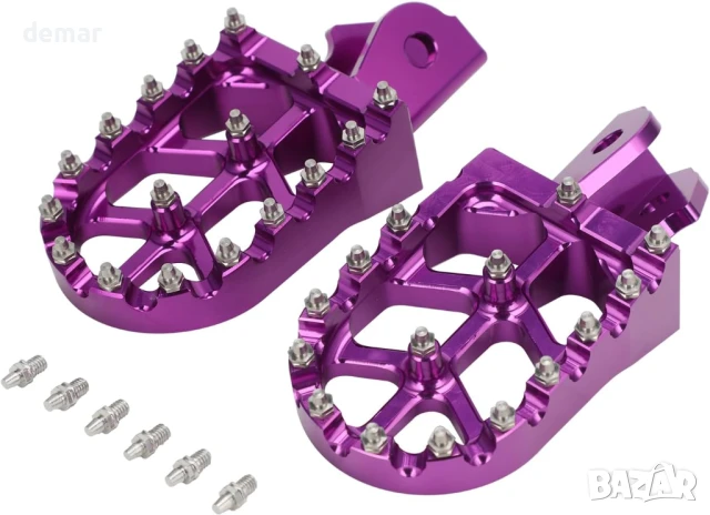 BIUGERCN Мотоциклетни стъпенки, по-широки, CNC, за Surron, Sur, Ron, LBX, Talaria, Sting, MX3/R, MX4, снимка 3 - Аксесоари и консумативи - 50595627