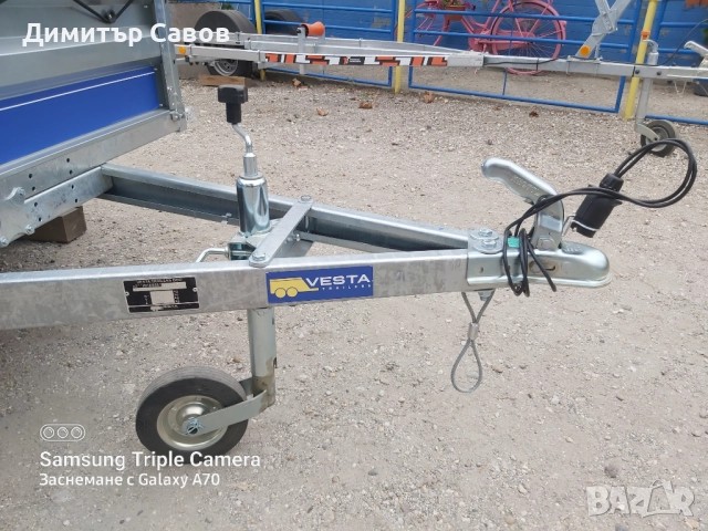 Туристическо ремарке VESTA LIGHT 23DA с плосък брезент, снимка 9 - Ремаркета - 52041737