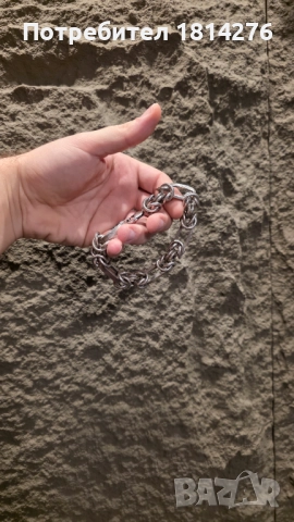 Сребърен ланец с гривна комплект, снимка 7 - Колиета, медальони, синджири - 52965896