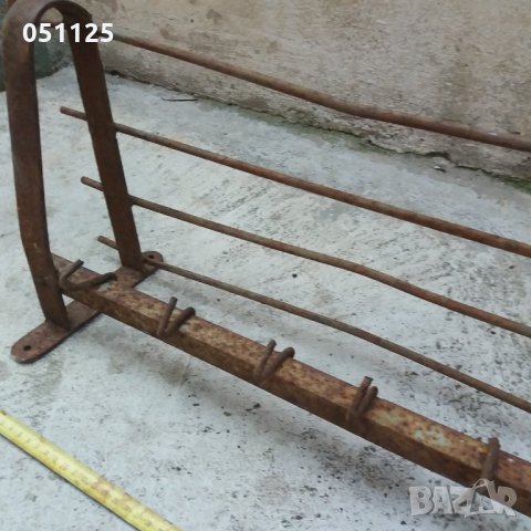 стара масивна кована закачалка  за дрехи , снимка 6 - Антикварни и старинни предмети - 27615345