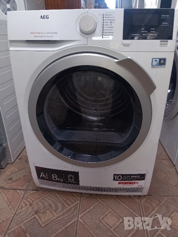 Сушилня с термопомпа АЕГ Aeg Series 8000 A+++ 8кг 2 години гаранция!, снимка 10 - Сушилни - 51549117
