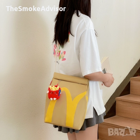 Детска Ученическа Раница - McDonalds + Чиизбургер плюш, снимка 7 - Раници - 51610409