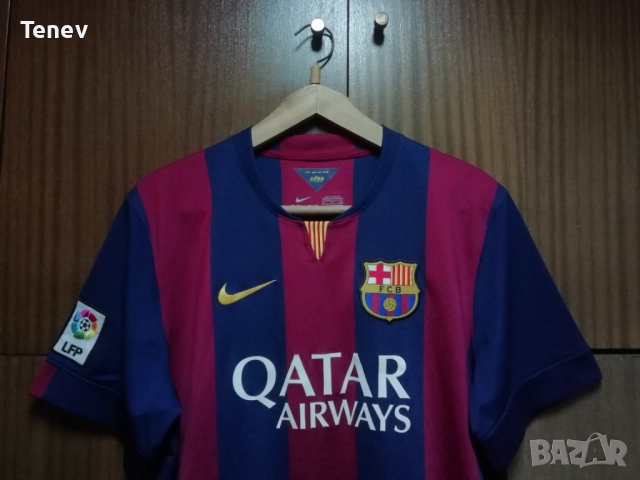 Barcelona Neymar Jr Home 2014 2015 Nike XL оригинална тениска фланелка екип Неймар Барселона , снимка 4 - Тениски - 52819115