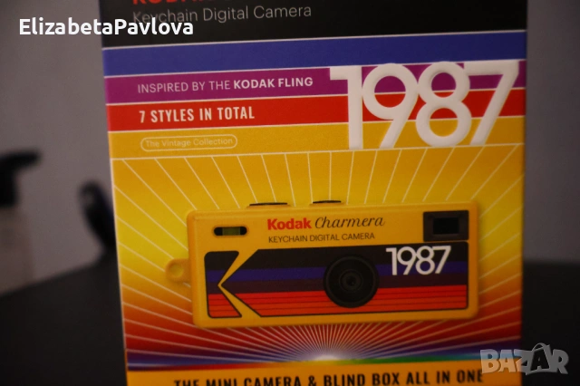 Камера Kodak Charmera - ЧЕРВЕН цвят, снимка 6 - Фотоапарати - 53229441