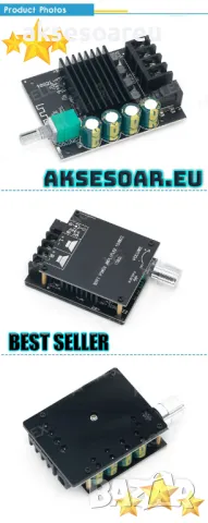 Нов мощен висококачествен мини Стерео цифров усилвател ZK-1002L 2 X 100W Bluetooth 5.0 Безжичен Hi-F, снимка 10 - Ресийвъри, усилватели, смесителни пултове - 47748822