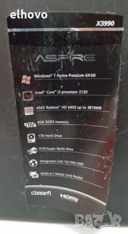 Настолен компютър Acer Intel CORE3, снимка 6 - Работни компютри - 28459449