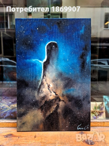 Картина "Дъщерята на Вселената", снимка 2 - Картини - 52777314