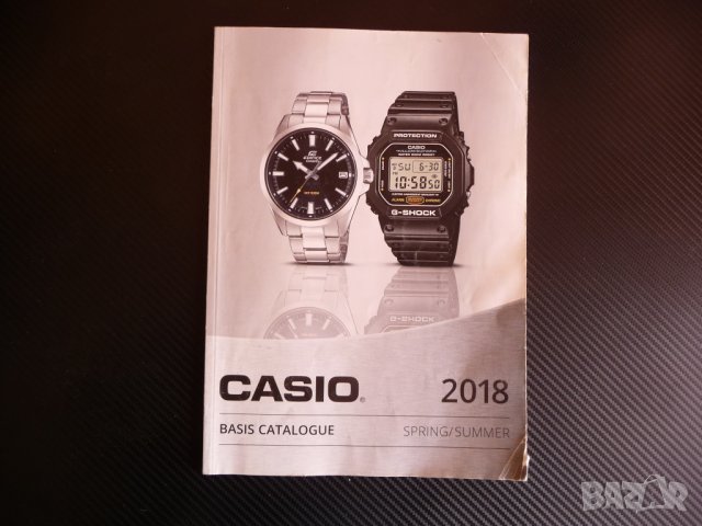 Casio Basis Catalogue Spring/Summer 2018 Каталог часовници G Shock, снимка 1 - Други - 43025742