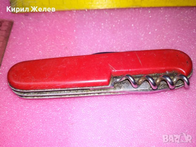 СТАРО КОМБИНИРАНО МНОГОФУНКЦИОНАЛНО ДЖОБНО НОЖЧЕ За КОЛЕКЦИЯ ПОЛЗВАНЕ 41998, снимка 8 - Колекции - 44041421