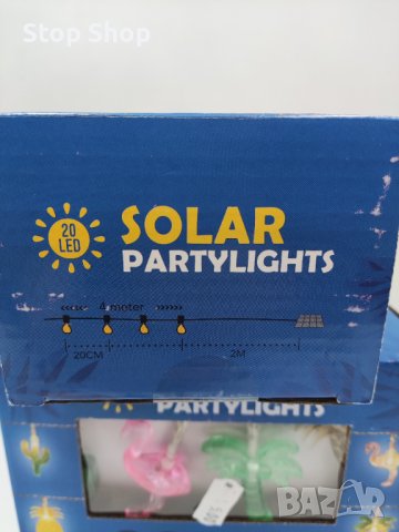 Солар Solar 4метра дължина лампички , снимка 2 - Соларни лампи - 43986356