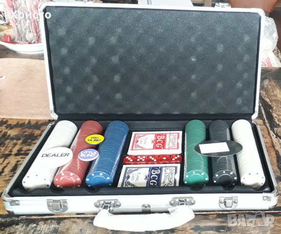 покер сет игра в метално алуминиево куфарче