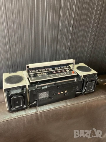 SANYO M-W24K VINTAGE RETRO BOOMBOX радио касетофон, снимка 9 - Радиокасетофони, транзистори - 53389136