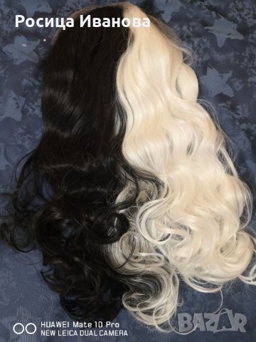 Перуки Rainbow и Cruella de Vil, снимка 3 - Аксесоари за коса - 35118185