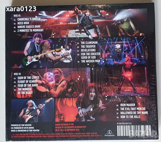 Iron Maiden – Nights Of The Dead, Legacy Of The Beast: Live In Mexico City, снимка 2 - CD дискове - 37377709