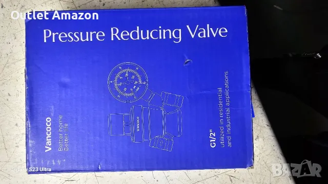 Vancoco Воден редуктор 1/2" DN15 с манометър и ситов филтър

, снимка 3 - Други инструменти - 49363089