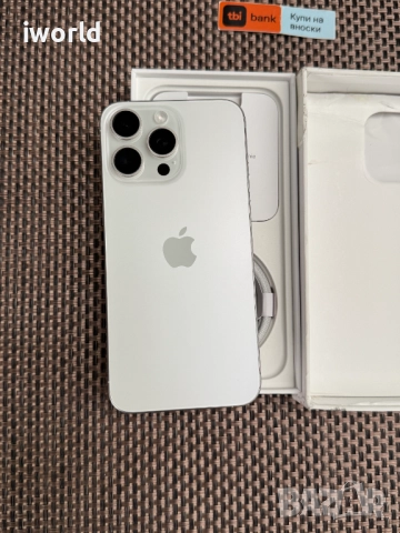 НОВ❗️512Gb❗️ iPhone 15 Pro MAX ❗️ Лизинг от 66лв/м ❗️ White Titanium - бял, снимка 5 - Apple iPhone - 52402030