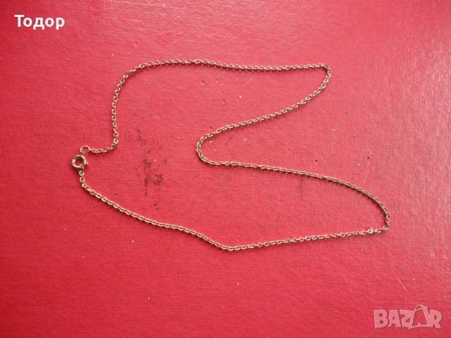 Позлатена верижка колие 15, снимка 3 - Колиета, медальони, синджири - 53323554
