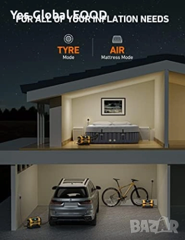AstroAI компресор 12V/230V до 10.3 bar, снимка 5 - Компресори - 53442215