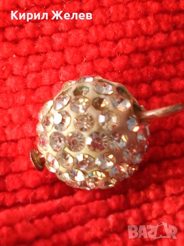 ПОСРЕБРЕНА АРТ ВИСУЛКА МЕДАЛЬОНЧЕ с ИСКРЯЩИ КРИСТАЛЧЕТА и  БЯЛ ЕМАЙЛ 22101, снимка 10 - Колиета, медальони, синджири - 40532122