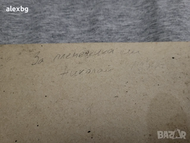 Вера Лукова картина рисувана с въглен размер 35х24.5см, снимка 3 - Картини - 50596464