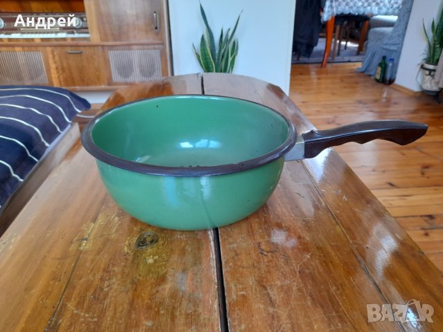 Стара емайлирана цедка,гевгир #9