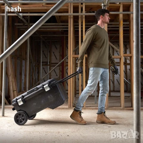 Мобилен куфар за инструменти Stanley 1-94-850, 50 кг, 113 л, снимка 5 - Куфари с инструменти - 50863128