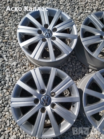 5x112..15.цола. 5j ET50 ОРГИНАЛНИ VW, снимка 3 - Гуми и джанти - 51820764