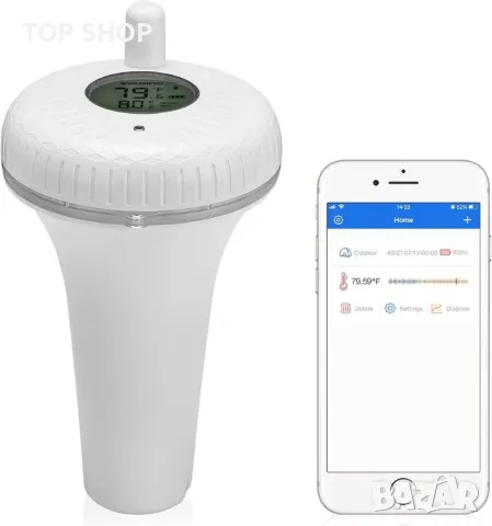 Bluetooth плаващ термометър, термометър за температура на водата, снимка 5 - Друга електроника - 48712522