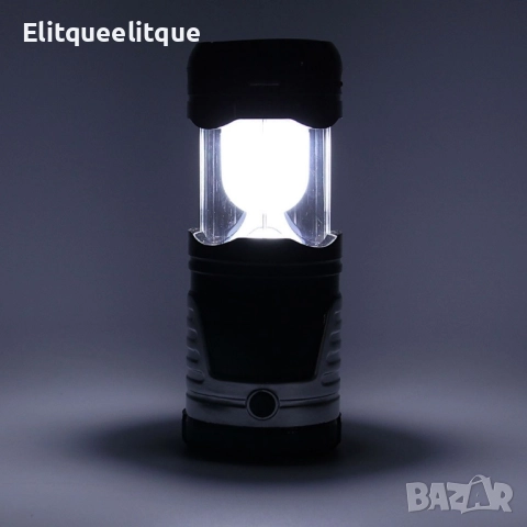 Фенер за излети с диоди и соларно зареждане CAMP LAMPA-10C