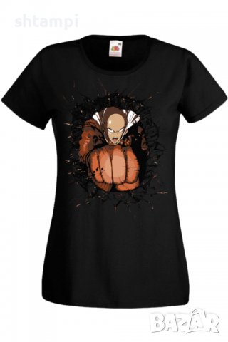 Дамска тениска One Punch Man 02,Анимация,игра,Празник,Повод., снимка 2 - Тениски - 38073756