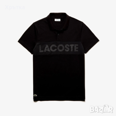 Lacoste Super Light Mesh - Оригинална мъжка тениска с яка р-р L, снимка 2 - Тениски - 52308983