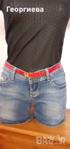 Къси панталони, топ и коланче, снимка 2 - Къси панталони и бермуди - 51256143