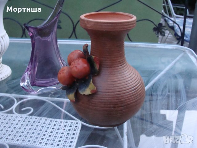 Испанска керамична ваза , снимка 3 - Вази - 26329045